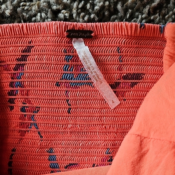 Free People Coral Strapless Love Bird Dress - Picture 4 of 9